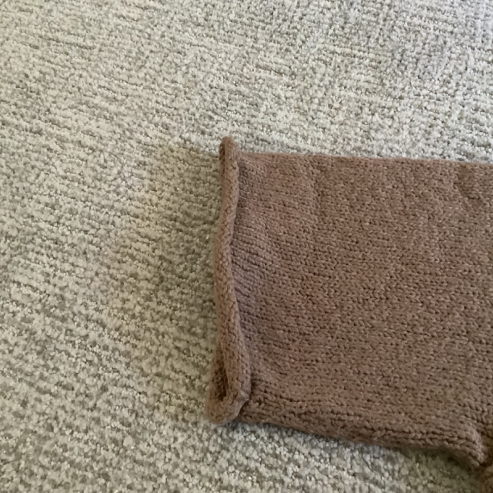 Wol Hide Loose Pullover Cotton Sweater in Mushroom - Picture 11 of 11